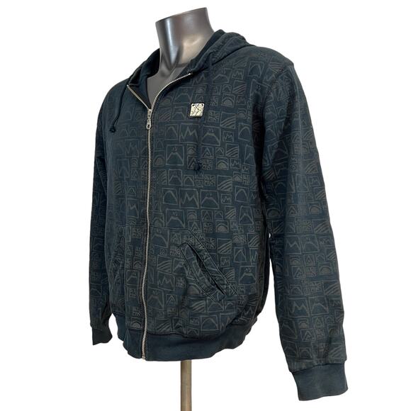 Juan Valdez Cafe Men's Women's Hoodie Zip Up Gray Black Size M - Picture 4 of 8